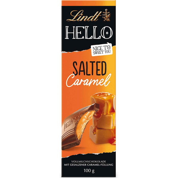 Lindt Hello Salted Caramel Vollmilch Tafel 100g
