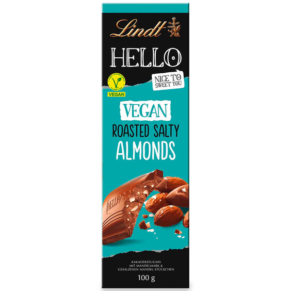Lindt Hello Vegan Roasted Salty Almonds Tafel 100g