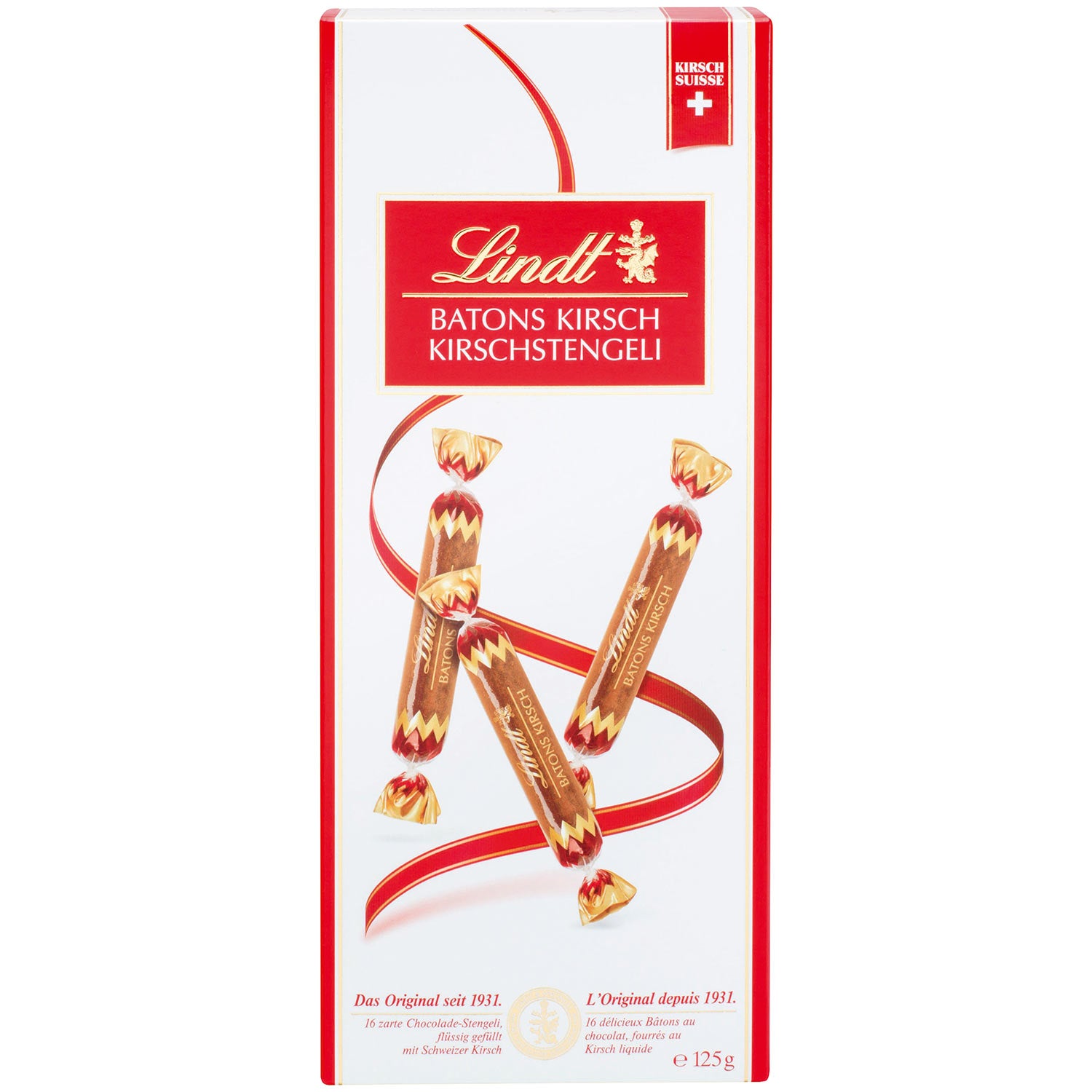 Lindt Kirschstengeli 125g