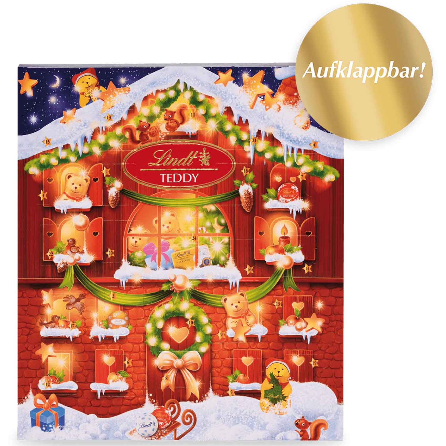 Lindt Kleiner Teddy Adventskalender 128g