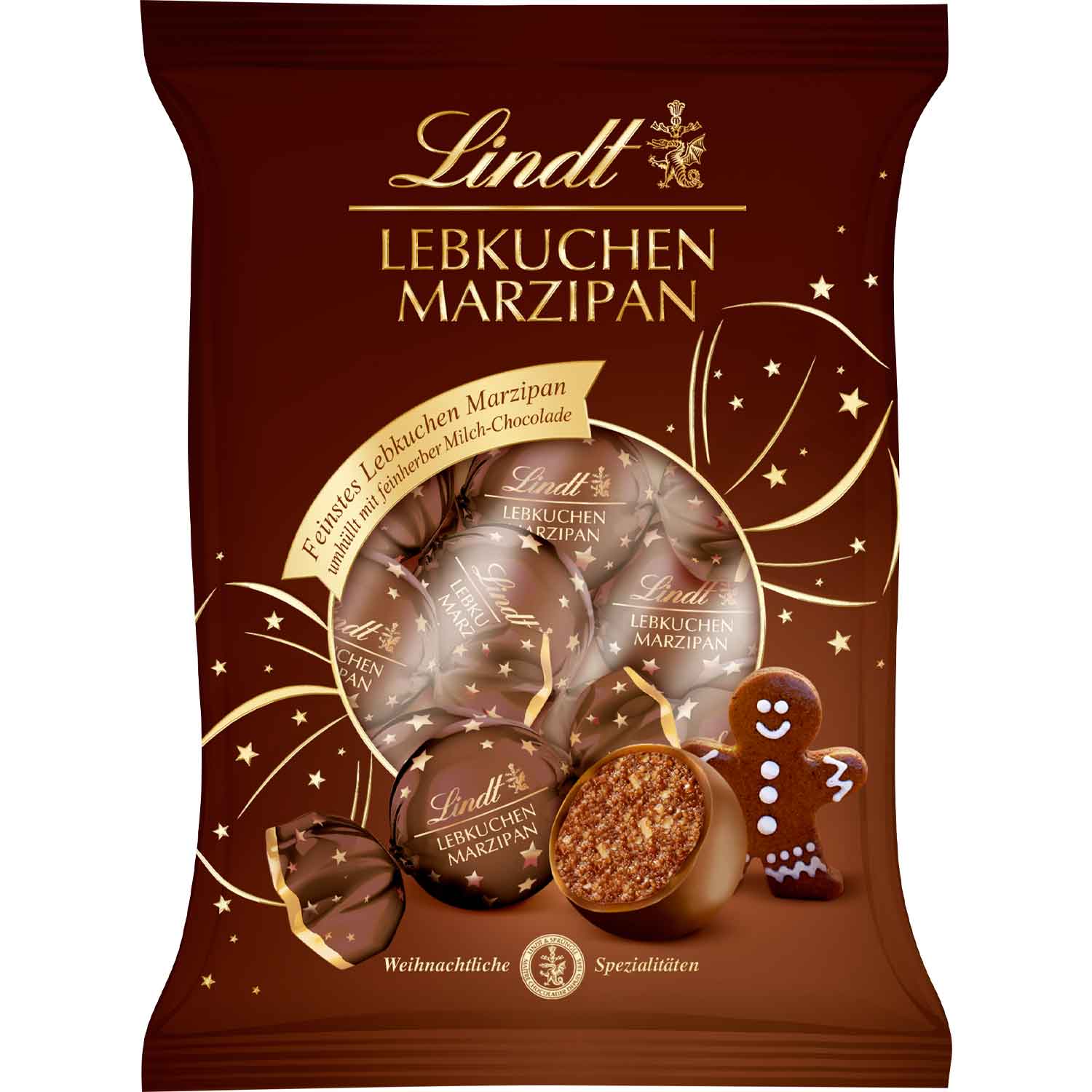 Lindt Lebkuchen Marzipan Kugeln 100g