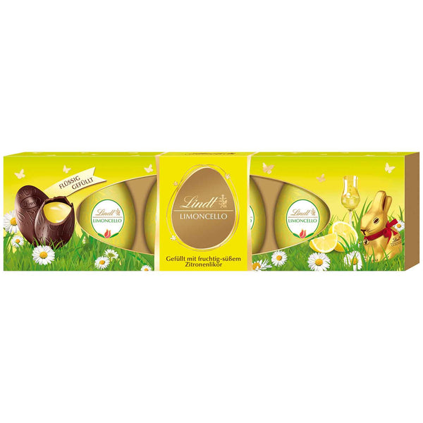 Lindt Limoncello-Eier 108g Zartbitter Ostereier mit 41% Limoncello gefüllt
