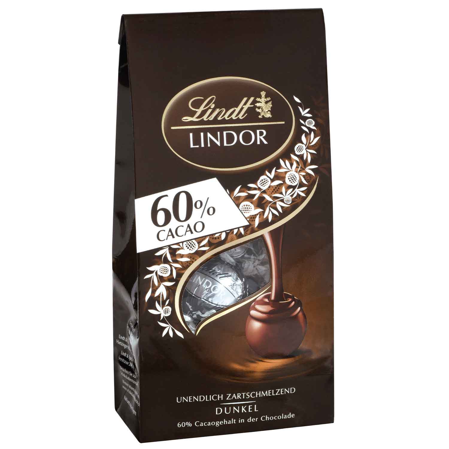 Lindt Lindor Kugeln 60% Cacao Feinherb 99g