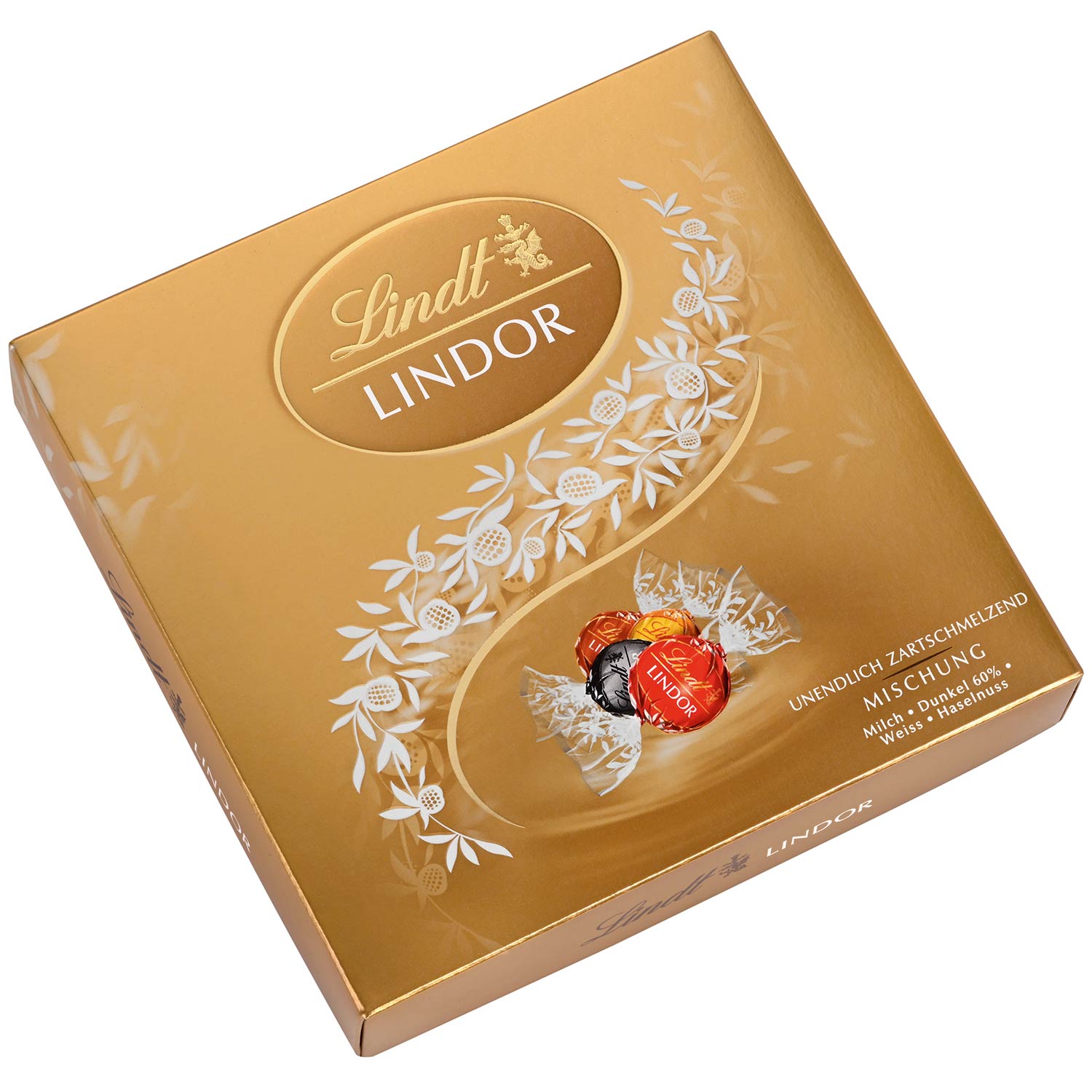 Lindt Lindor Präsent Box Kugeln Mischung 187g