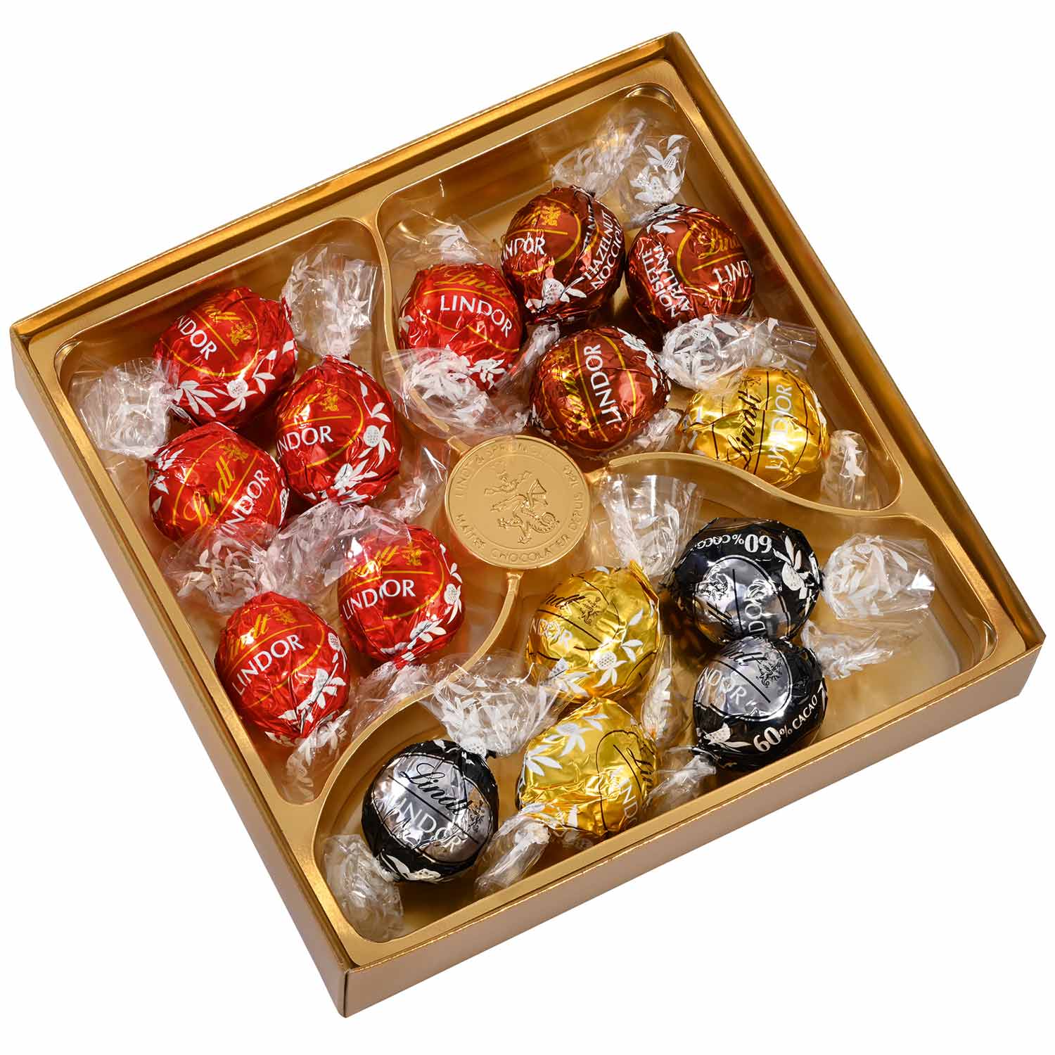 Lindt Lindor Präsent Box Kugeln Mischung 187g