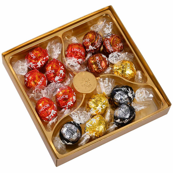 Lindt Lindor Präsent Box Kugeln Mischung 187g