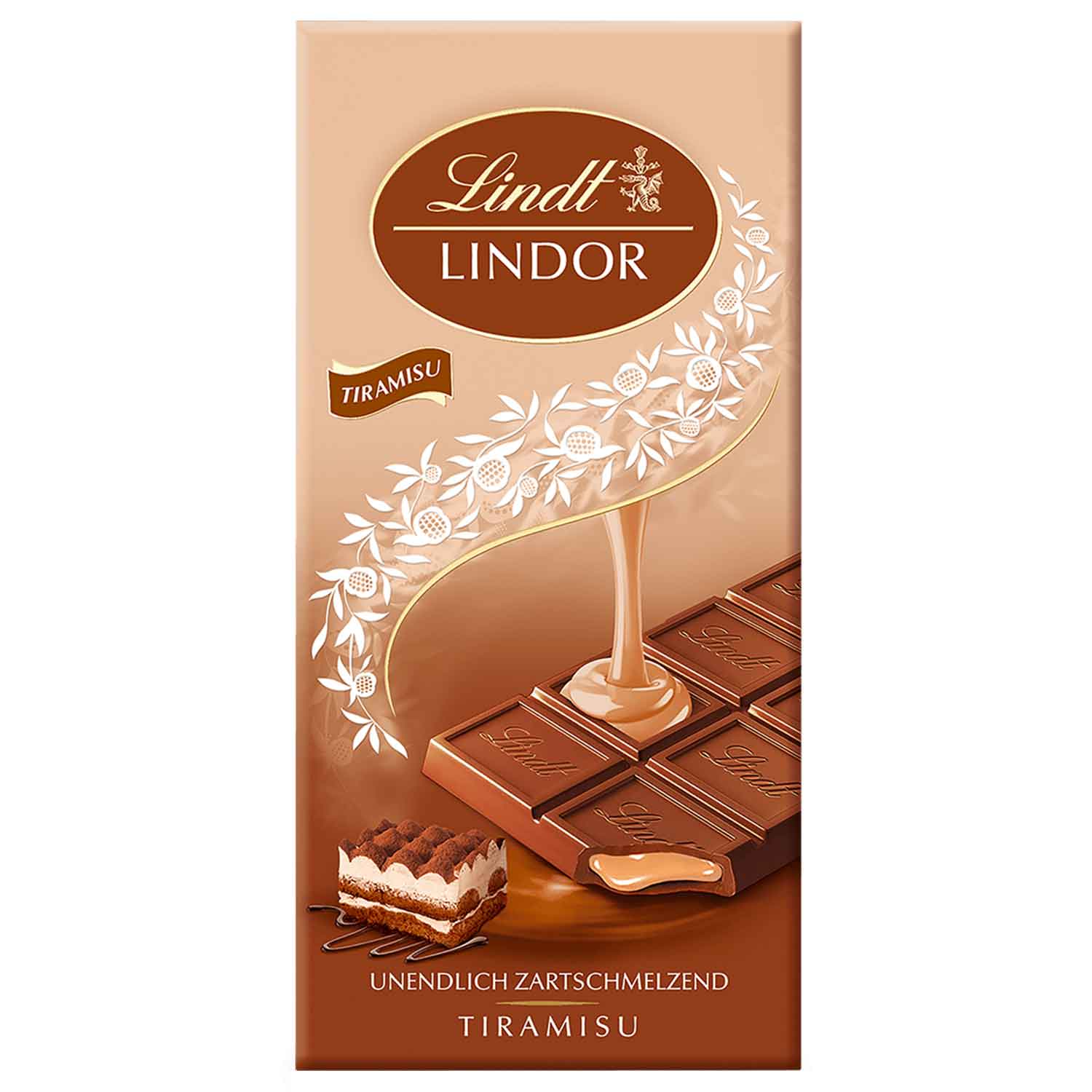 Lindt Lindor Tiramisu Vollmilch Tafel 100g