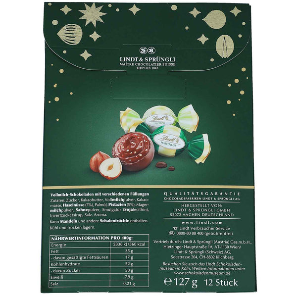 Lindt Nuss Sélection Tasche Pistazie 127g