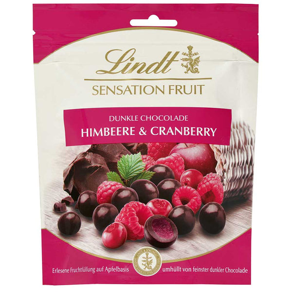 Lindt Sensation Fruit Himbeere & Cranberry 150g