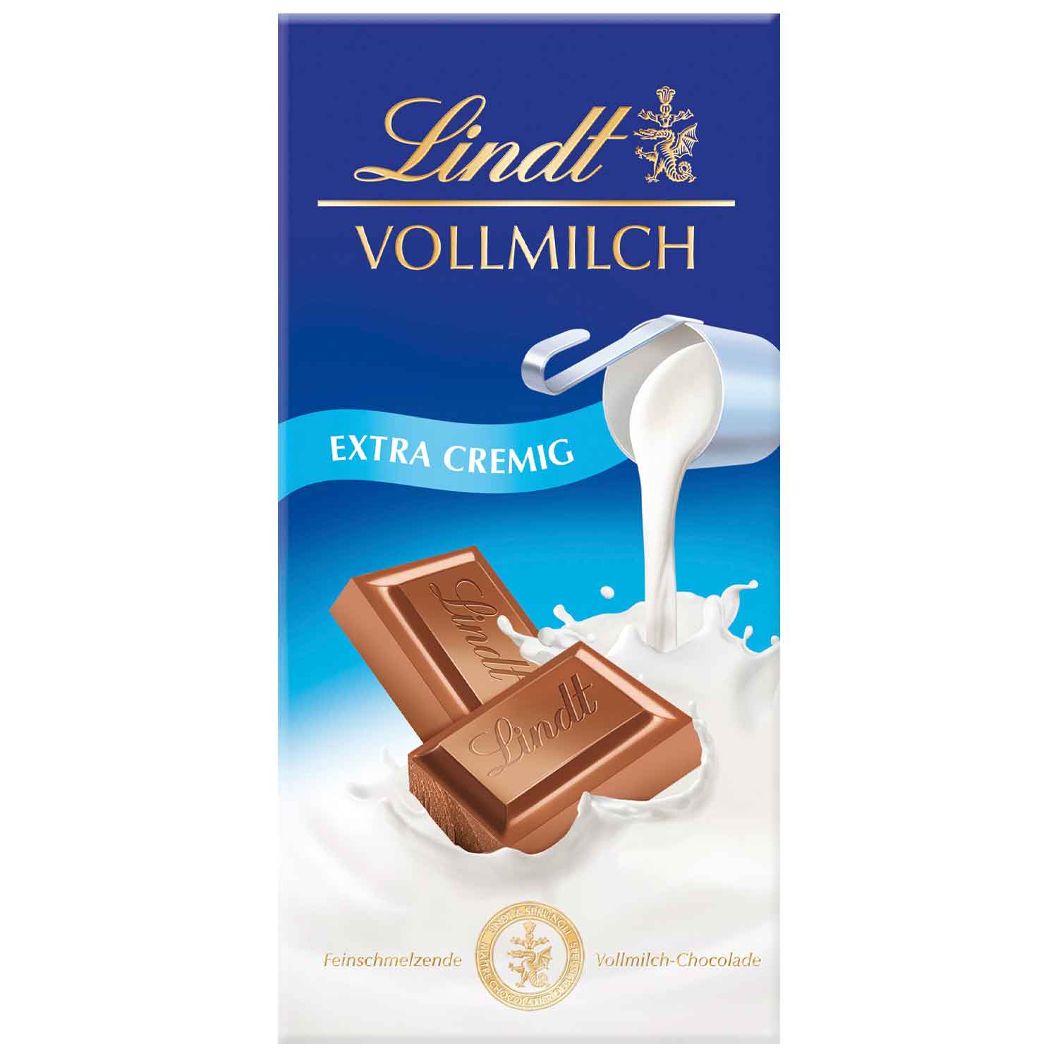 Lindt Vollmilch Extra Cremig Tafel 100g