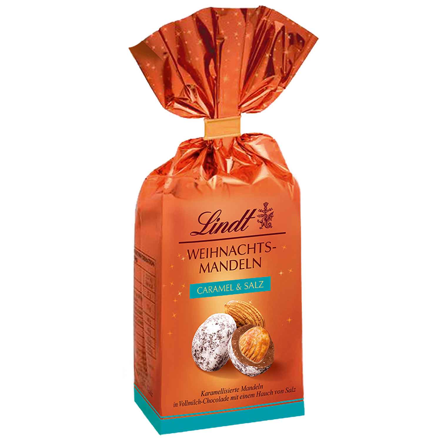 Lindt Weihnachts-Mandeln Caramel & Salz 100g
