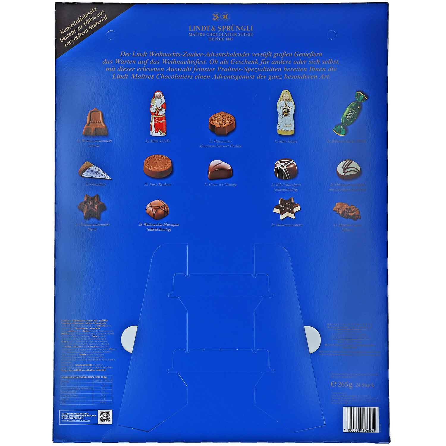 Lindt Weihnachts-Zauber Adventskalender 265g