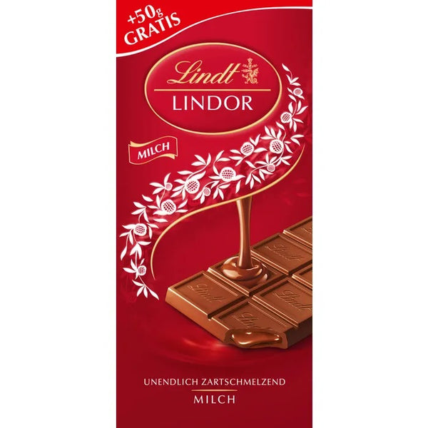 Lindt Lindor Tafel MILCH Rot 150g MHD 10/25