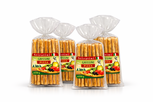 Stiratini | Grissini Brotgebäckstangen Pizza | 4x 250g |  1000g
