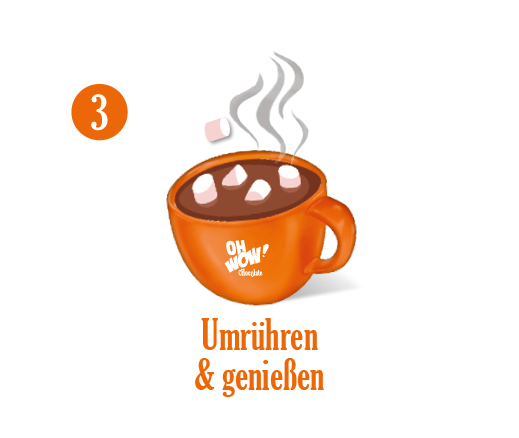 Melting Snowman 5x WAWI  VOLLMILCH Kakao Schneemann der schmilzt in Milch 5 x 75g