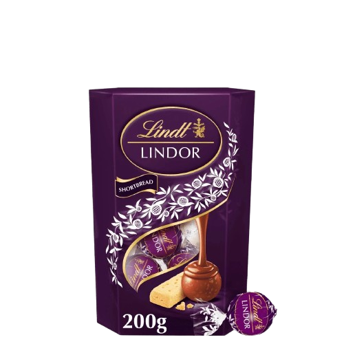 Lindt Lindor Cornet Vollmilch Butterkeks Shortbread 200g | Limited Edition