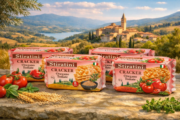Stiratini | Cracker mit Oregano & Tomate | 4x 250g | 1000g