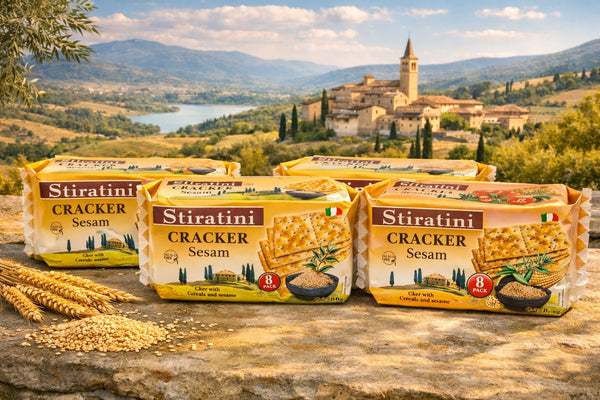 Stiratini | Cracker mit Sesam | 4x 250g | 1000g