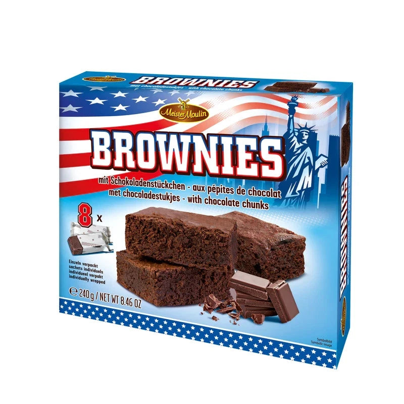Meister Moulin  Schoko Brownies 4x 240g |  960g