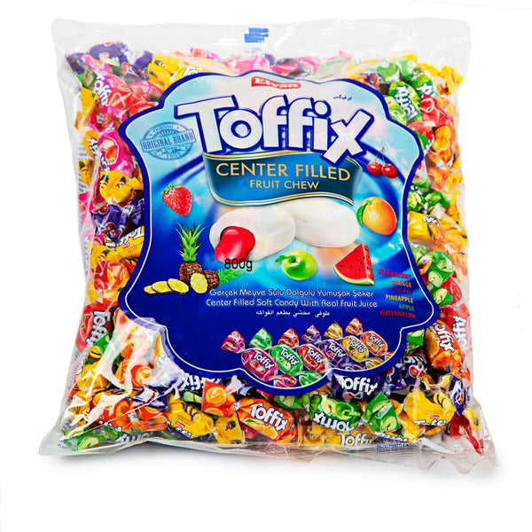 TOFFIX 8 kg fruchtig gefüllte Kaubonbons von Elvan  Wurfmaterial MHD 11/2026