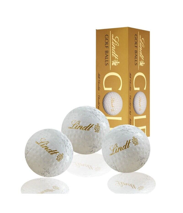 Golfbälle aus Lindt Vollmilch-Schokolade Lindt Golfballs 110 g | mit Nougatcremefüllung und Waffelstückchen MHD 2/26