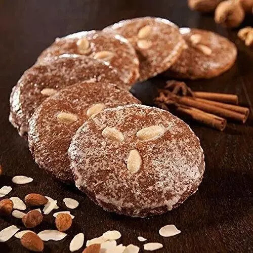 WEISS 1kg feinste Elisen Lebkuchen glasiert lose ware im Beutel 2.Wahl