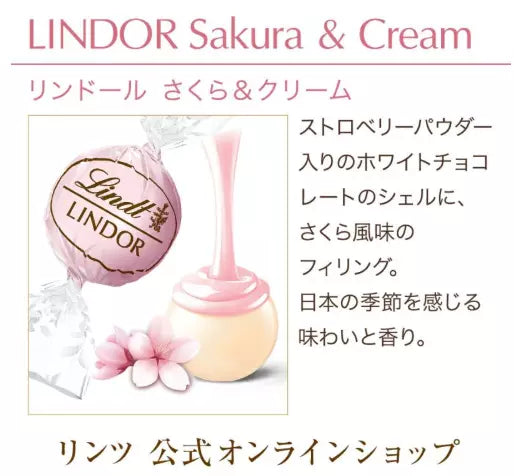 Lindor Sakura Kirschblüte Lindt Limitierte Edition 137 g + 12g ( 11+1 )