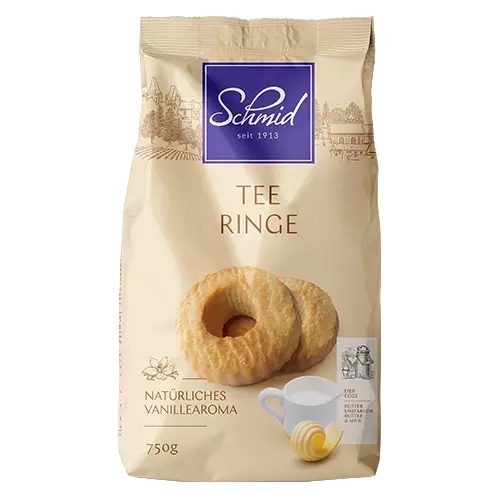 Schmid | TEE RINGE |  Teegebäck mit Butter | 750g