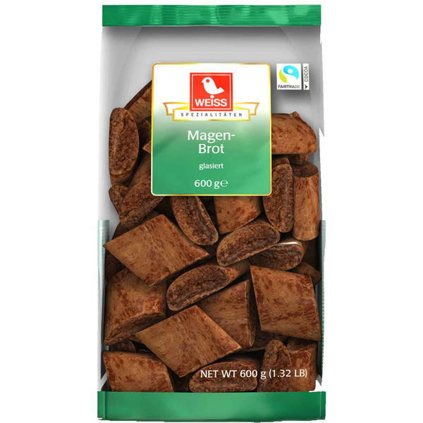 Weiss Magenbrot glasiert 600g