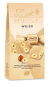 Lindt NUXOR WEISS  | cremig weisse Chocolade mit gemahlenen & ganzen gerösteten Haselnüssen |   103g