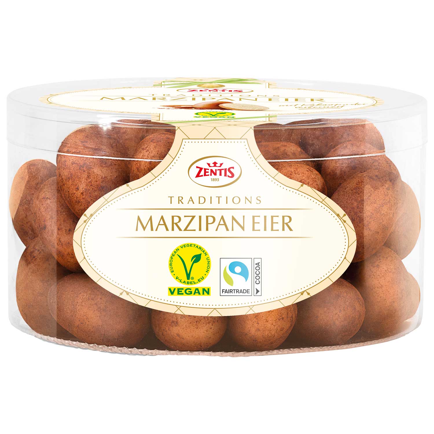 Zentis Marzipan-Eier gepudert 500g
