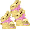 3x 100g Lindt Goldhase Weiss & Erdberere Osterhase  300g