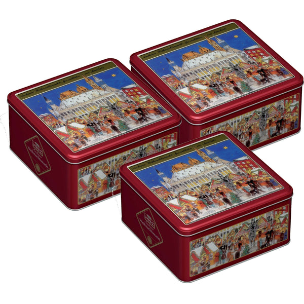 Lambertz Aachener Weihnachtsmarkt mit Rathaus Lebkuchenmischung Dose  1 kg / 3kg / 6kg