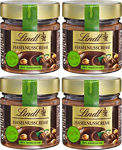 4x 220g Lindt  Haselnusscreme mit 40% Haselnüssen  Schokonuss Creme aufs Brot MHD 10/2025