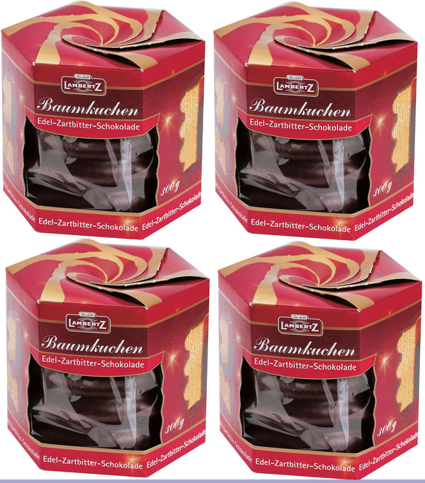 Lambertz 4 Baumkuchen inZartbitter Schokolade 1200 g MHD/15.12.2025
