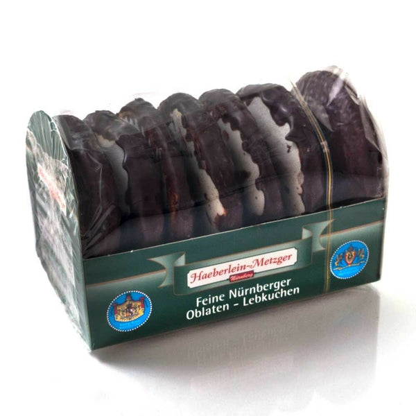 Metzger Feine Nürnberger Oblaten Lebkuchen Haeberlein 7x200g Schoko MHD: 30/04/2026