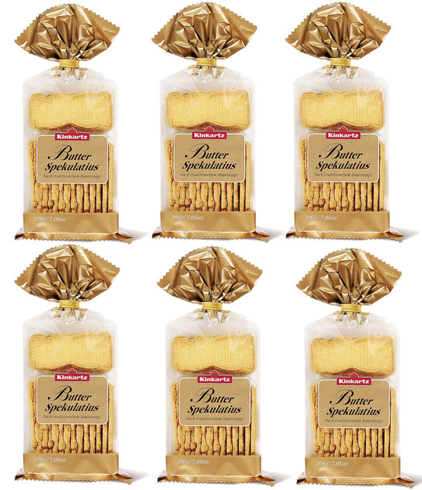 Kinkartz 6x 200gr. Butter Spekulatius 1,2 kg Nach traditionellem Hausrezept MHD 4/26