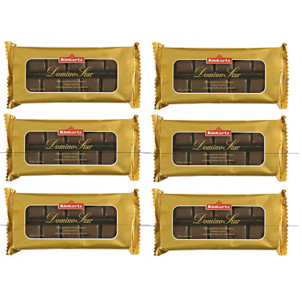Kinkartz 6x 125gr Feine Aachener Dominosteine mit Zartbitterschokolade | 750g MHD 30.04.2026