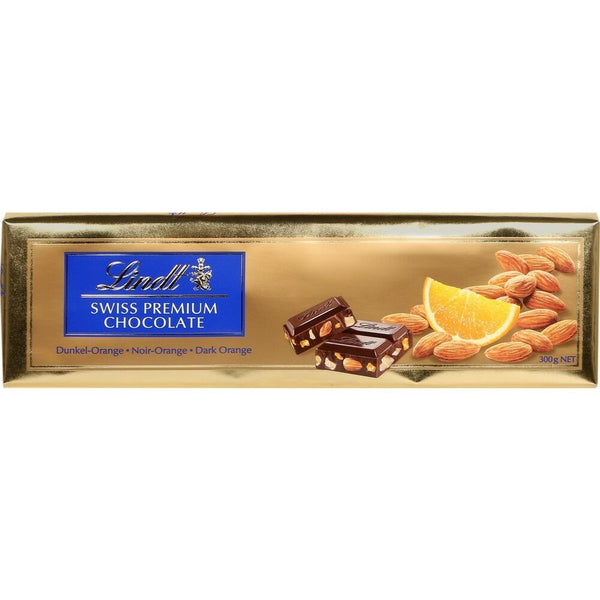 Mandel Orange Lindt 300g schweizer Schokolade Swiss Premium Chocolate Dark Orange Almond