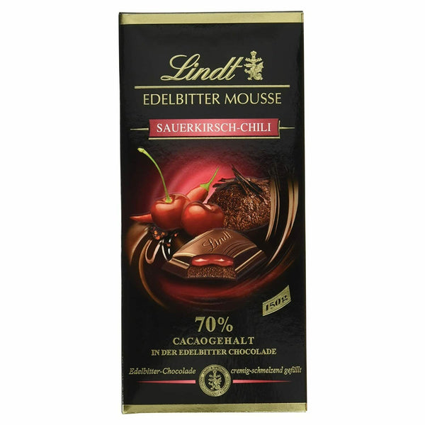 Lindt Edelbitter Mousse Sauerkirsch-Chili 5 x 150g