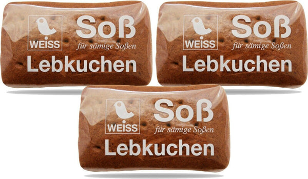 120 gr. Weiss Soß Brauner Lebkuchen für sämige Soßen 3 x 40 gr.