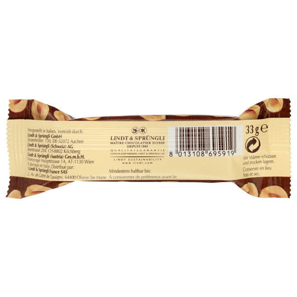 Lindt NUXOR 36 Riegel Gianduja Milchschokolade mit Haselnüssen 36 x 33g