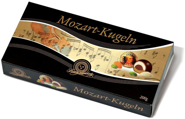Henry Lambertz Mozartkugeln  Mozart Kugeln Zartbitter 200g Schokoladen Praline
