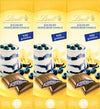 Lindt 3 x 100g Tafel Joghurt Heidelbeer Vanille Vollmilch Schokolade