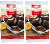 Weiss 2x 150g gefüllte Zartbitter Lebkuchen Herzen mit Aprikosenfüllung 300g MHD: 4/2026
