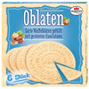 Dr. Quendt 150g Oblaten Zarte Waffelblätter mit gerösteten Haselnüssen 6 Stück