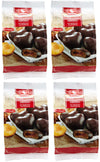 Weiss 4x 150g Zartbitter Lebkuchen Herzen mit Aprikosenfruchtfüllung 600g MHD:2025