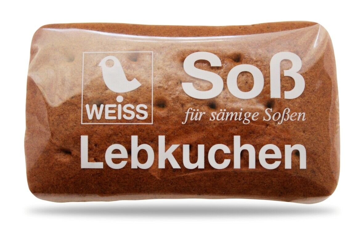 120 gr. Weiss Soß Brauner Lebkuchen für sämige Soßen 3 x 40 gr.