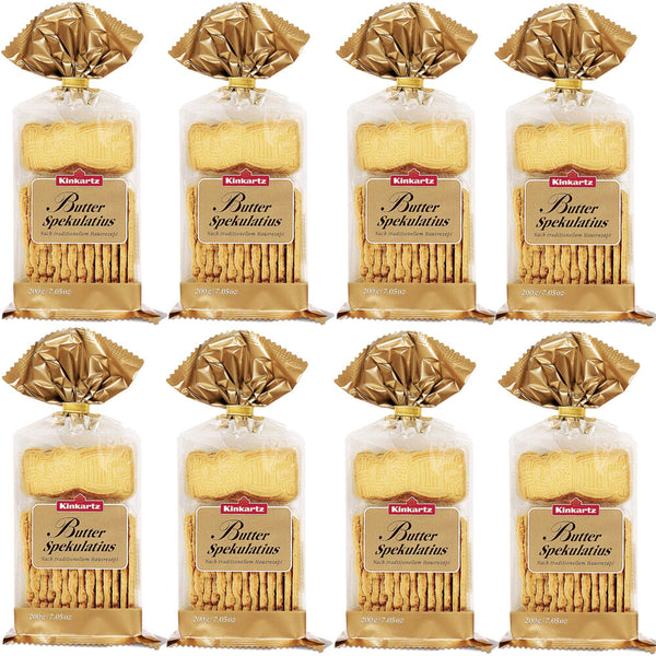 Kinkartz 8x 200gr. Butter Spekulatius 1,6 kg Nach traditionellem Hausrezept MHD 4/26
