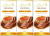 Lindt 3x 150g. CREATION Vollmilch Creme Brulee mit knusprigem Caramel 450g.